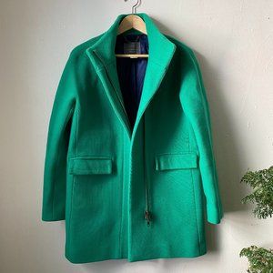 J. Crew Green Wool Coat